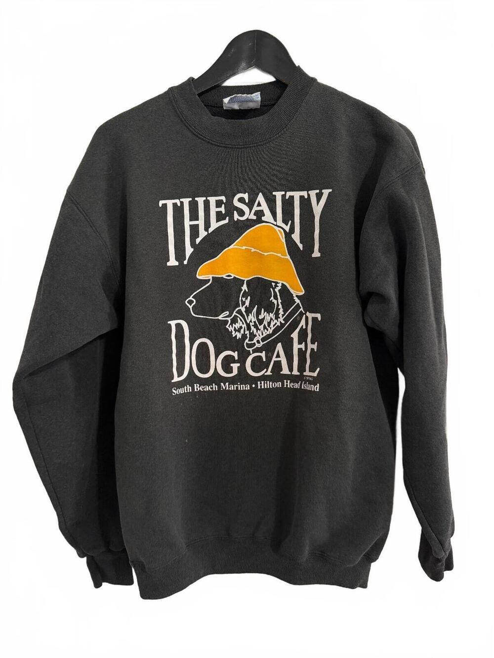 Vintage The Salty Dog Cafe Crewneck Sweatshirt Size Medium